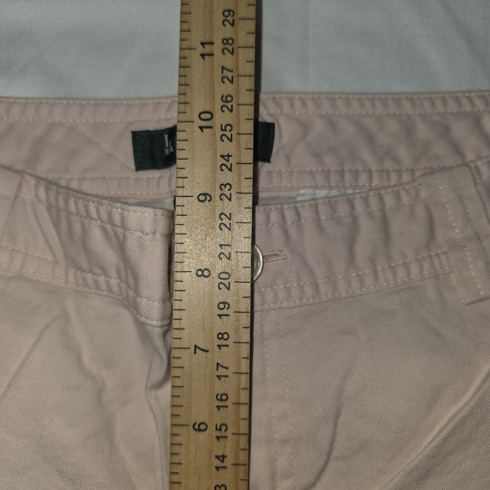 Lauren Ralph Lauren Cargo Crop Pants Women Sz 4P Pink Stretch Cotton Capri - Picture 5 of 8